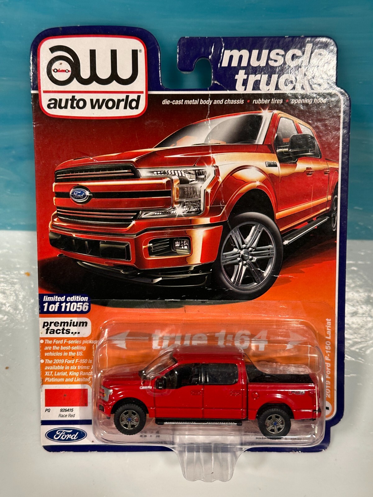 2019 Ford F150 Lariat Muscle Truck by Auto World Factory Sealed New