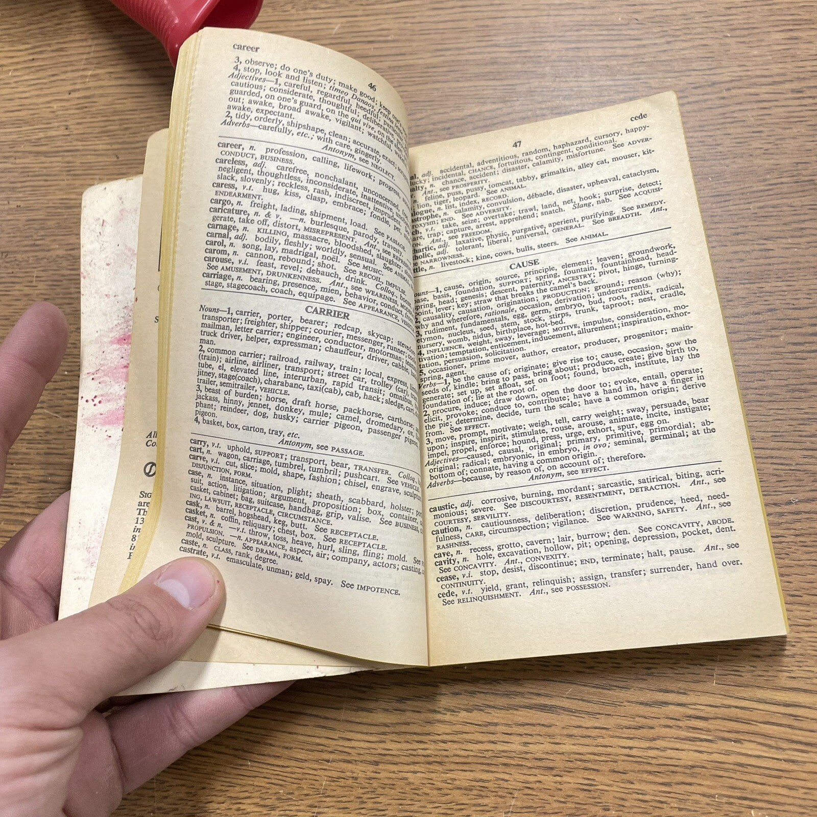 The New American Roget's College Thesaurus In Dictionary Form 1962