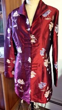 Nwt $498 Embroidered Silk Summer Coat By Far East Living. 6.