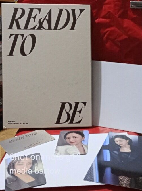 READY TO BE - TWICE (12th MINI ALBUM) CREAME/BROWN CD - FREEPOST (4 ) K POP