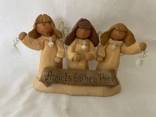 Suzi Skoglund Angels 3 Figurines "Angels Gather Here"