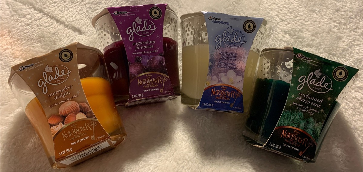 4 Pack - Set Glade Nutcracker Limited Edition 3.4 Oz Candles | eBay