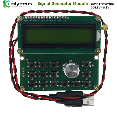 35MHz-4400MHz ADF4351-VFO Source V1.03 Signal Generator Simple Signal Source my1