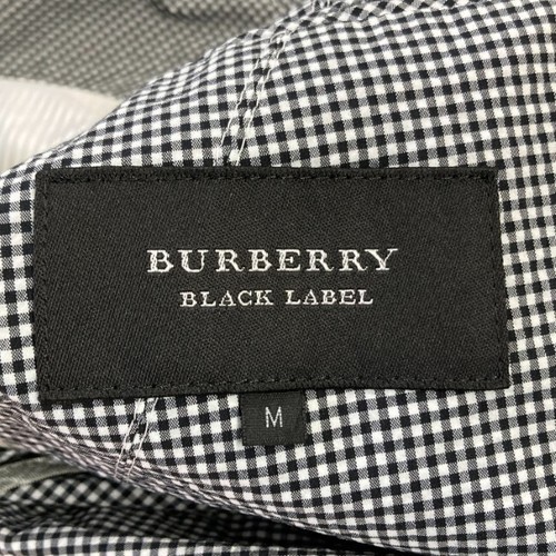 BURBERRY BLACK LABEL Tailored Jacket Check Outerwear Black M - Picture 5 of 7