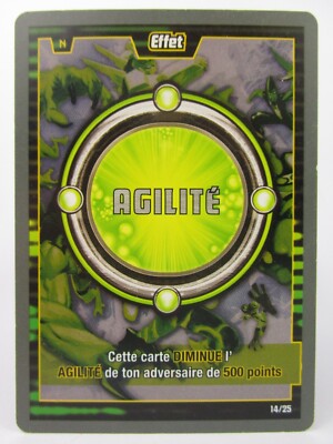 Ben 10 Alien Adventures Card 14/25 Eff14 Agility Effect Fr