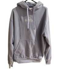 Image of Jack Wills Baby Blue Womens Hunston Embroidered Hoodie UK Size 6