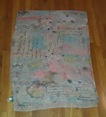 Kelly Rae Roberts Follow Your True North Oblong Scarf 70''