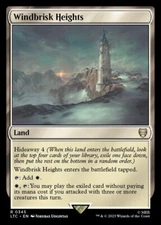 Windbrisk Heights 0345 Non Foil Rare LOTR Commander MTG Near Mint
