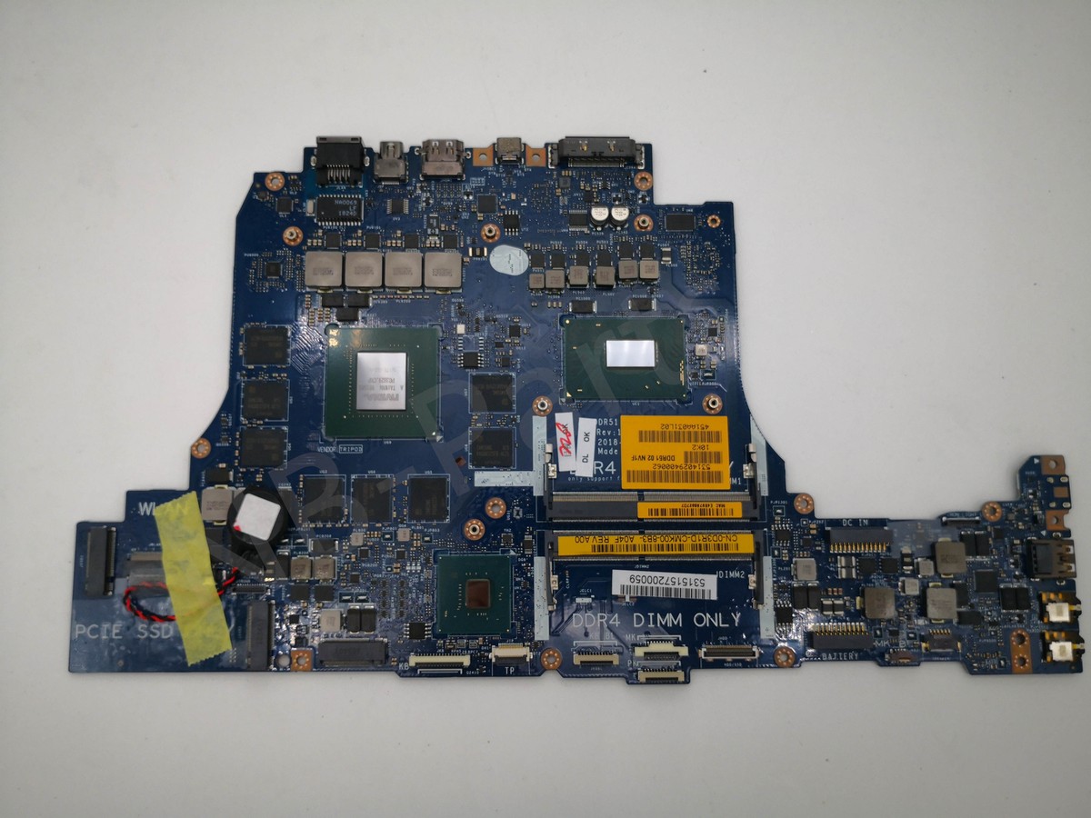 0D3R1D LA-F551P For DELL Alienware 15 R4 17 R5 i7-8750H GTX1070 