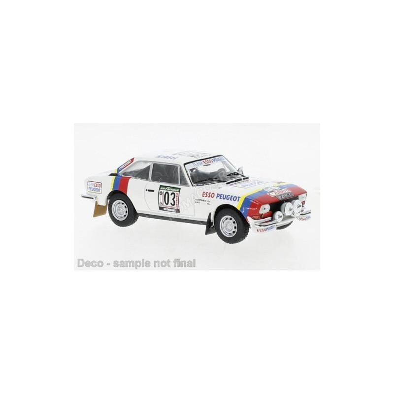 Peugeot 504 Coupe V6 1978 IXO cadeau idoine pour collectionneur de voiture miniature 1/43