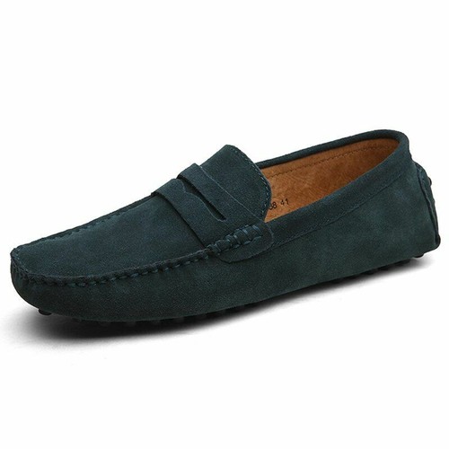 Mocasines Cuero de Alta Calidad Para Hombre Zapatos Casuales Verano Mocasines | eBay