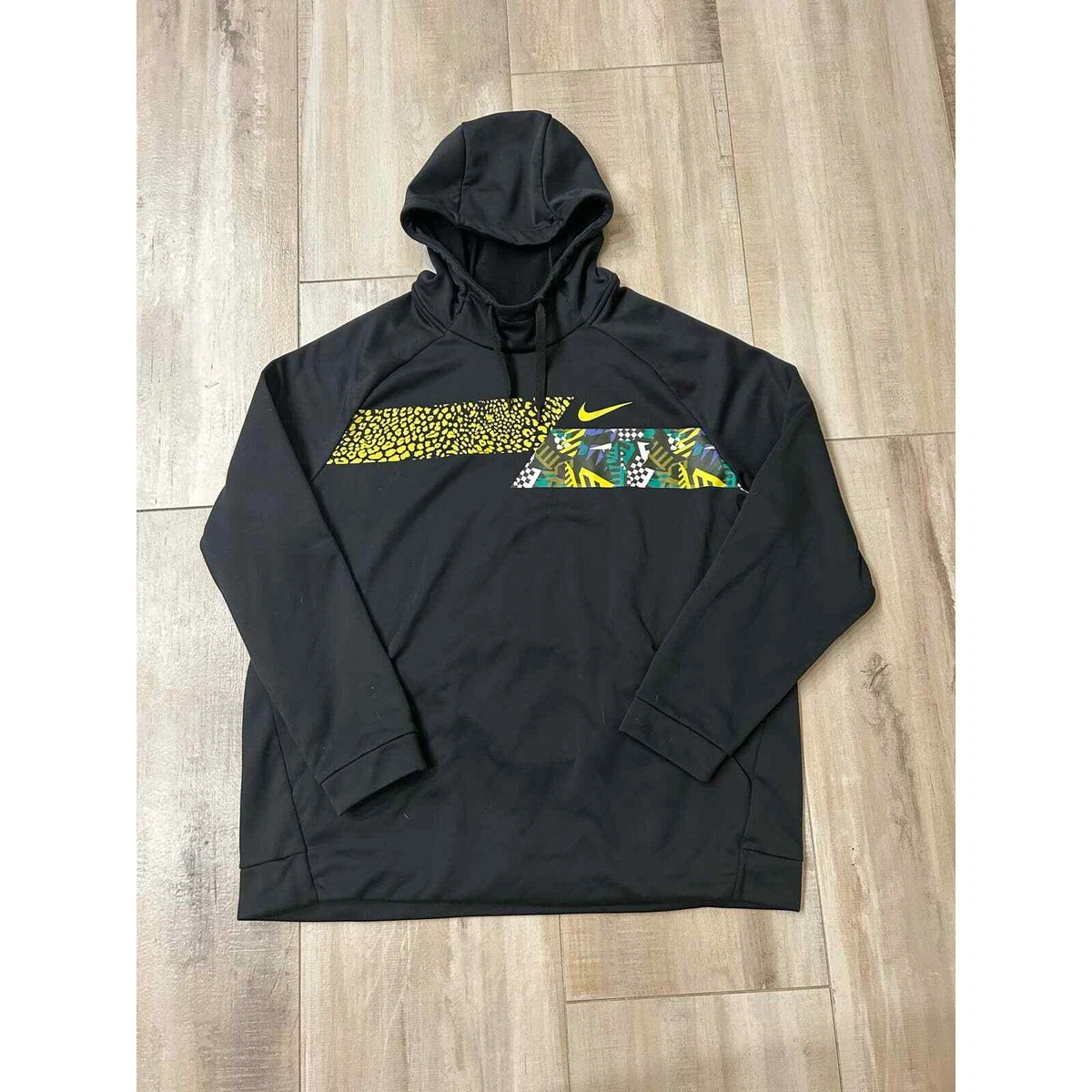 Men's therma clearance printed training hoodie
