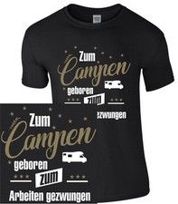T-shirt camper campeggio camper roulotte tenda campeggio viaggio vacanza regalo