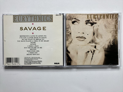 Savage By Eurythmics. Canada Import CD - I Need A Man - Very Good Condition