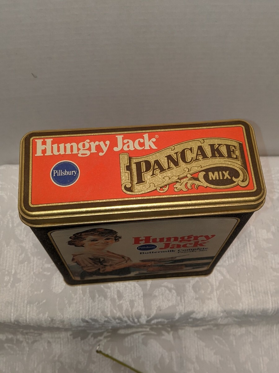 Vintage Pillsbury Hungry Jack Pancake Mix Tin Collectible Metal