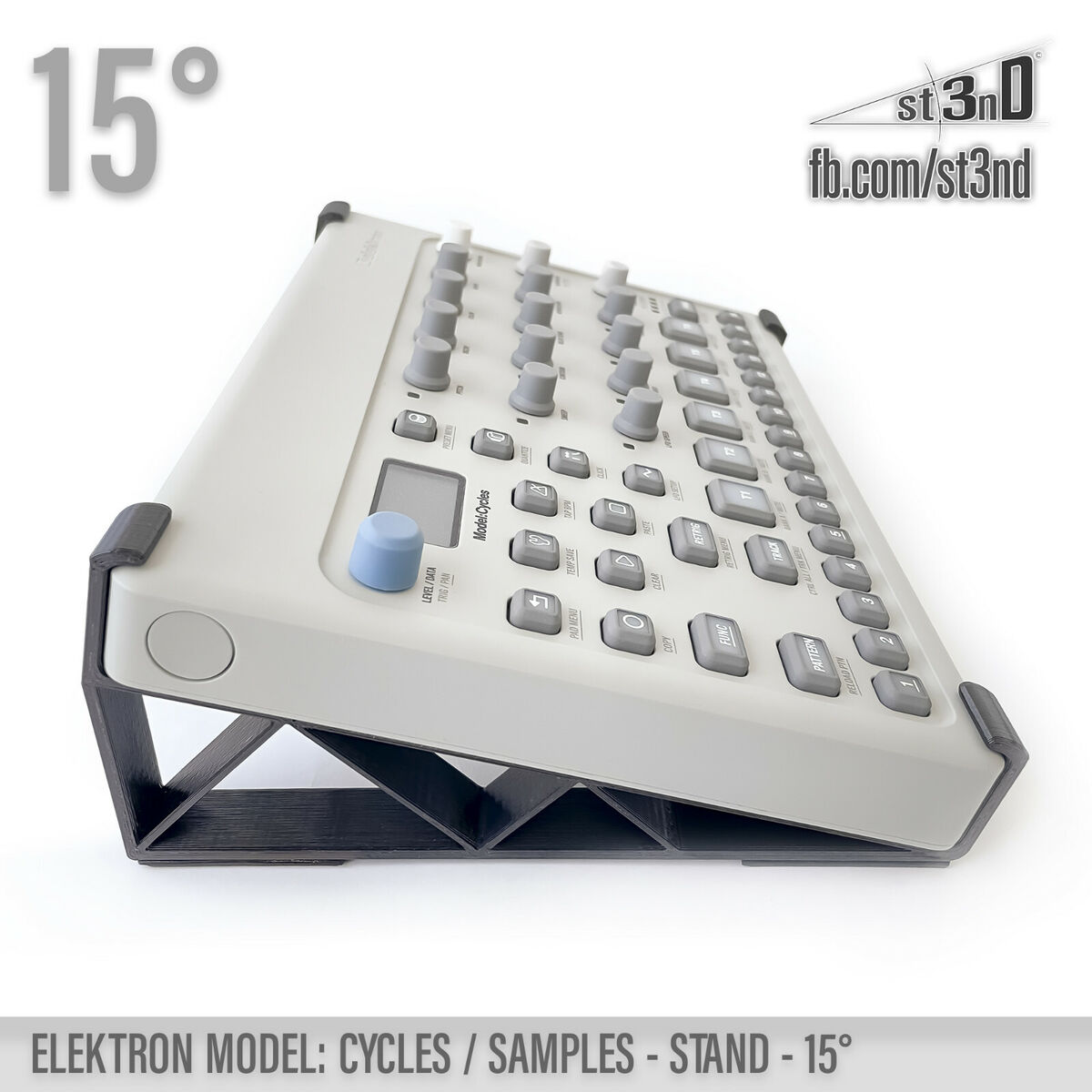 ELEKTRON MODEL CYCLES/SAMPLES STAND 15° - 3D printed - 100