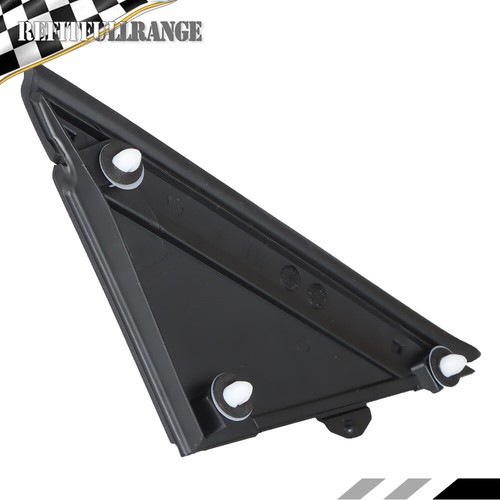 Par de cubiertas de bandera de espejo de puerta molduras negras laterales izquierdo y derecho para Fiat 500 2012-2019 - Imagen 7 de 13