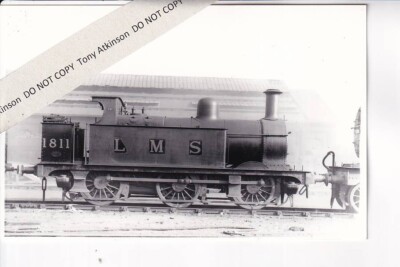 LMS - EX MIDLAND - JOHNSON 0-6-0T  NO. 1811 @ DERBY - VINTAGE IMAGE - # L16473