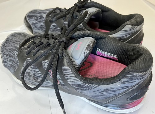 Ryko Woman’s Sneaker SZ 8.5 Grey And Black With Pink Accent Running Cross Train - Picture 2 of 6