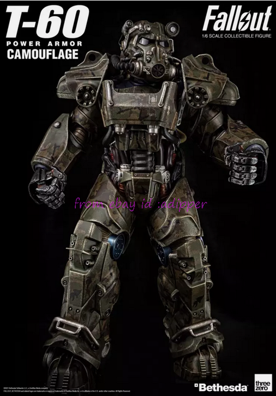 3A ThreeZero 1/6 Fallout T-60 Power Armor Camouflage Ver Action