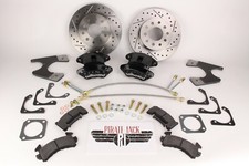 Universal Gm 1012 Bolt Rear Disc Conversion W Black Wilwood Calipers Universal Gm 1012 Bolt Rear Disc Conversion W Black Wilwood Calipers