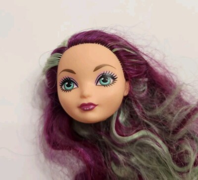 EVER AFTER HIGH HEAD ONLY MADELINE HATTER FIRST CHAPTER REPLACEMENT OOAK DOLL
