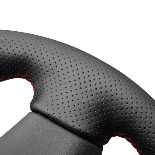 Black Artificial Leather Car Steering Wheel Cover For Opel Astra K Corsa F Combo - Picture 6 of 23