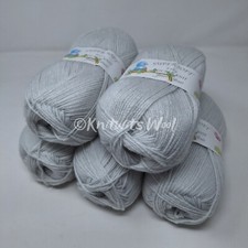 Job Lot James C Brett Baby Supersoft DK Yarn, 500g - Grey BB11 **FREE POSTAGE**