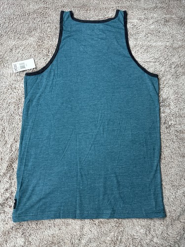 Fox Racing Herren Line Stepper Tank Blau Ärmellos Top Gr. M Neu - Bild 9 von 13