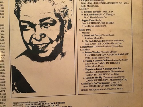 ETHEL WATERS HIGHLIGHTS FROM HER ILLUSTRIOUS CAREER LP. 6812. - Picture 5 of 9