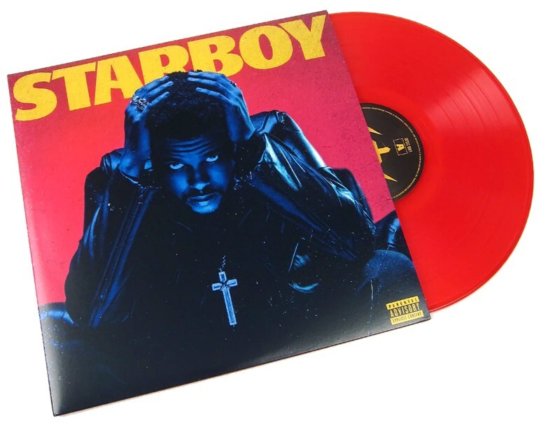 WEEKND LP x 2 Starboy TRANSLUCENT RED VINYL Gatefold Sleeve NEW