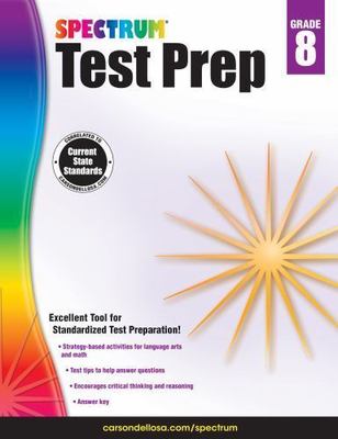 Spectrum Test Prep, Grade 8 by Spectrum - FREE SHIPPING