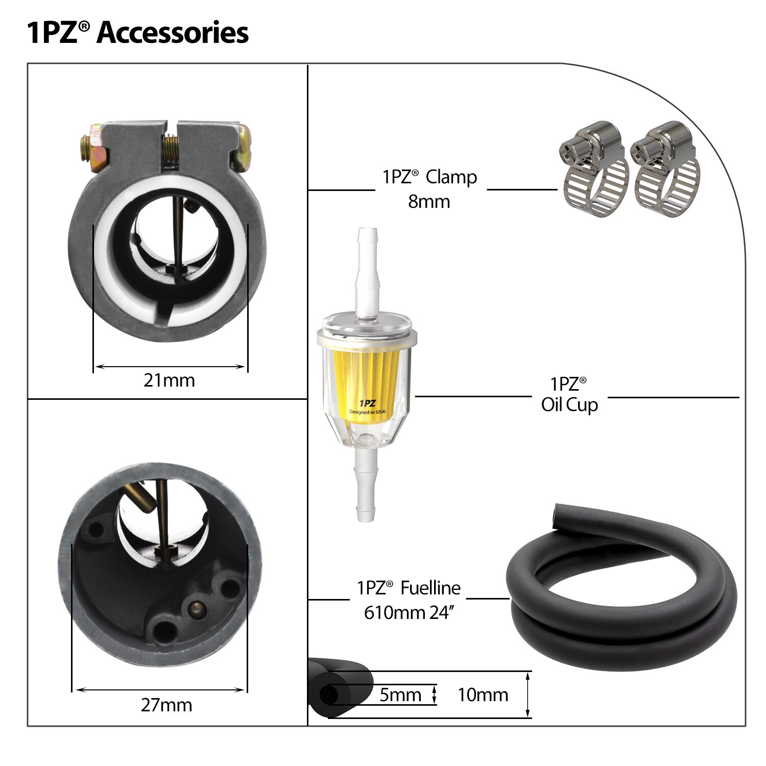 Carburetor Kits for Yamaha PW80 Pw 80 Y Zinger 1983-2006 Dirt Bike New Carb