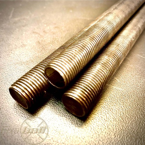 UNF 18" Self Colour Threaded Bar Stud Rod Steel Mild Steel 4.8 - Picture 3 of 12