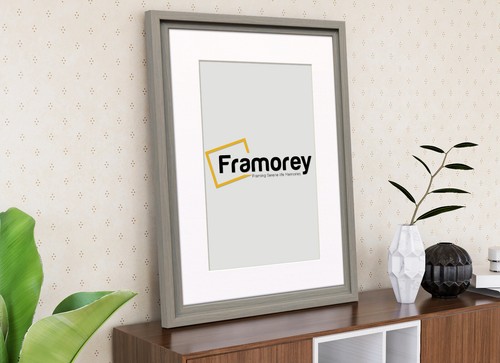 Black Rectangle Picture Frame Without Mount & Oslo Frames with White Mount - Picture 61 of 81