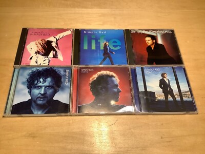 SIMPLY RED 6 CD Lot - New Flame - Life - Greatest - Blue - Home - Stay