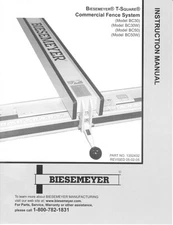Delta Rockwell Biesemeyer T-Square Commercial Fence Instructions