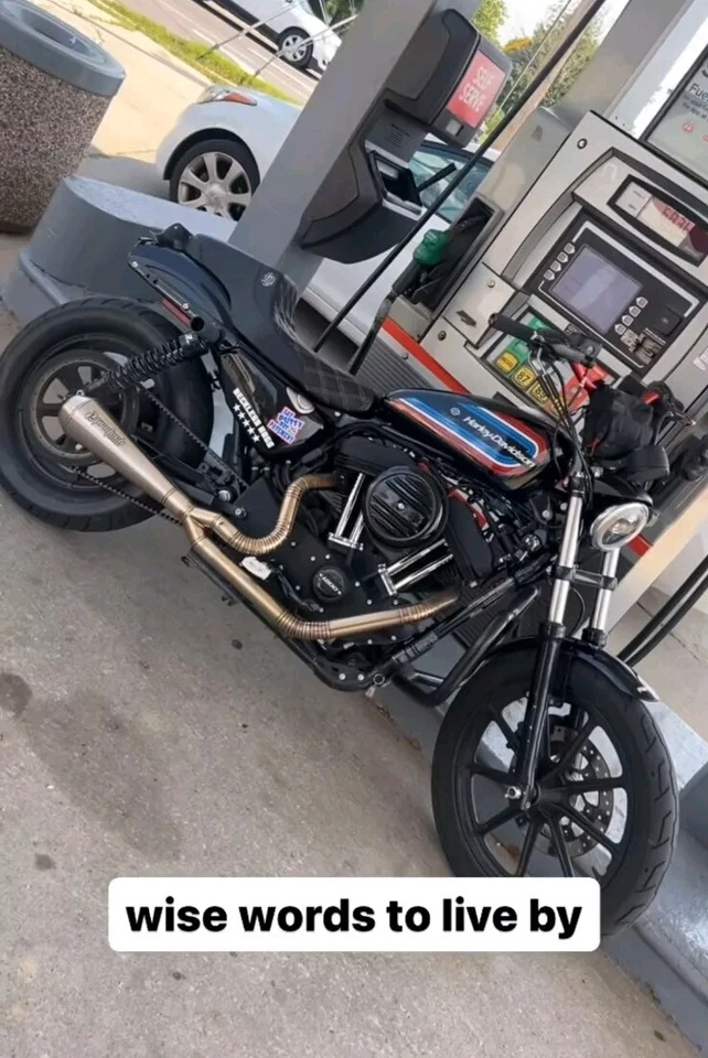 2-1 HARLEY DAVIDSON SPORTSTER Pipe Exhaust 883 1200 Forty Eight 2004-2020 - Image 3 of 4