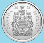 Photo of a 2025 Canada 50 Cents from an eBay listing that sold on Jul 2, 2026