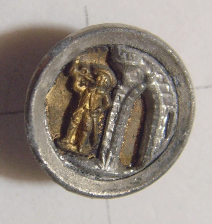 1800s antique museum grade collector assorted metal buttons lot 54066 - Image 3 of 4