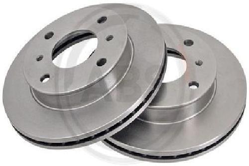 2x Original A.B.S. Brake Disc 16064 for Nissan