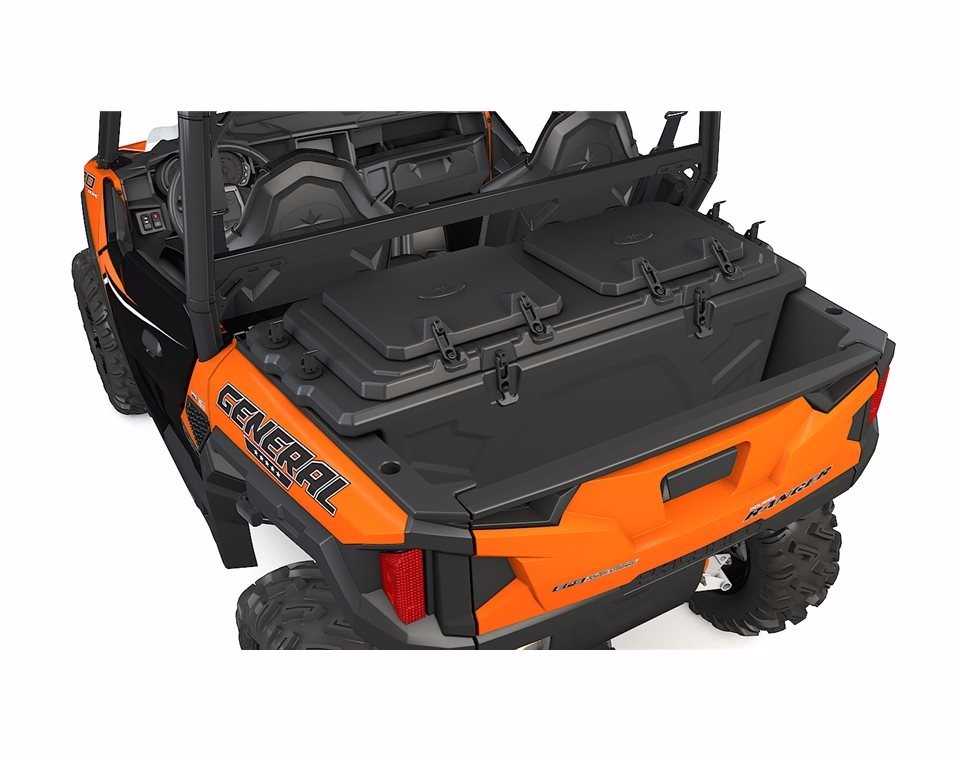 GENUINE POLARIS GENERAL 1000 LOCK & RIDE REAR CARGO BOX - BLACK