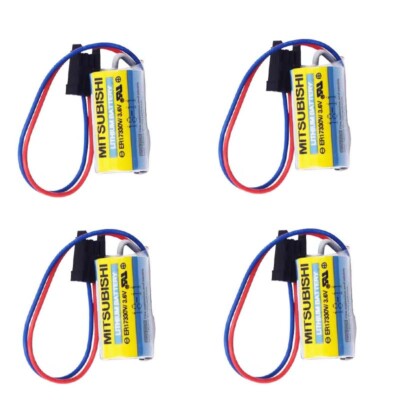4Pcs MR-BAT ER17330V/3.6V Mitsubishi A6BAT  PLC Battery For FANUC CNC System