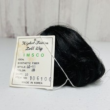 IMSCO Highest Fashion Doll Black Wig Style M-60 Size 10