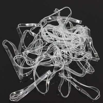 DURCHSICHTIGE ELASTISCHE BÄNDER PACKUNG MIT 2500 GUMMI HAARBÄNDERN HOCHZEITSSTÜHLE DEKOR