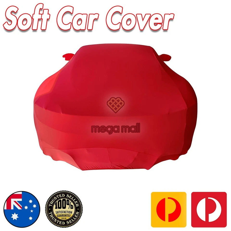 Red Car Cover For Mitsubishi LANCER EVO Evolution 3 5 6 7 8 9 X Non Scratch — 第 4/4 张图片
