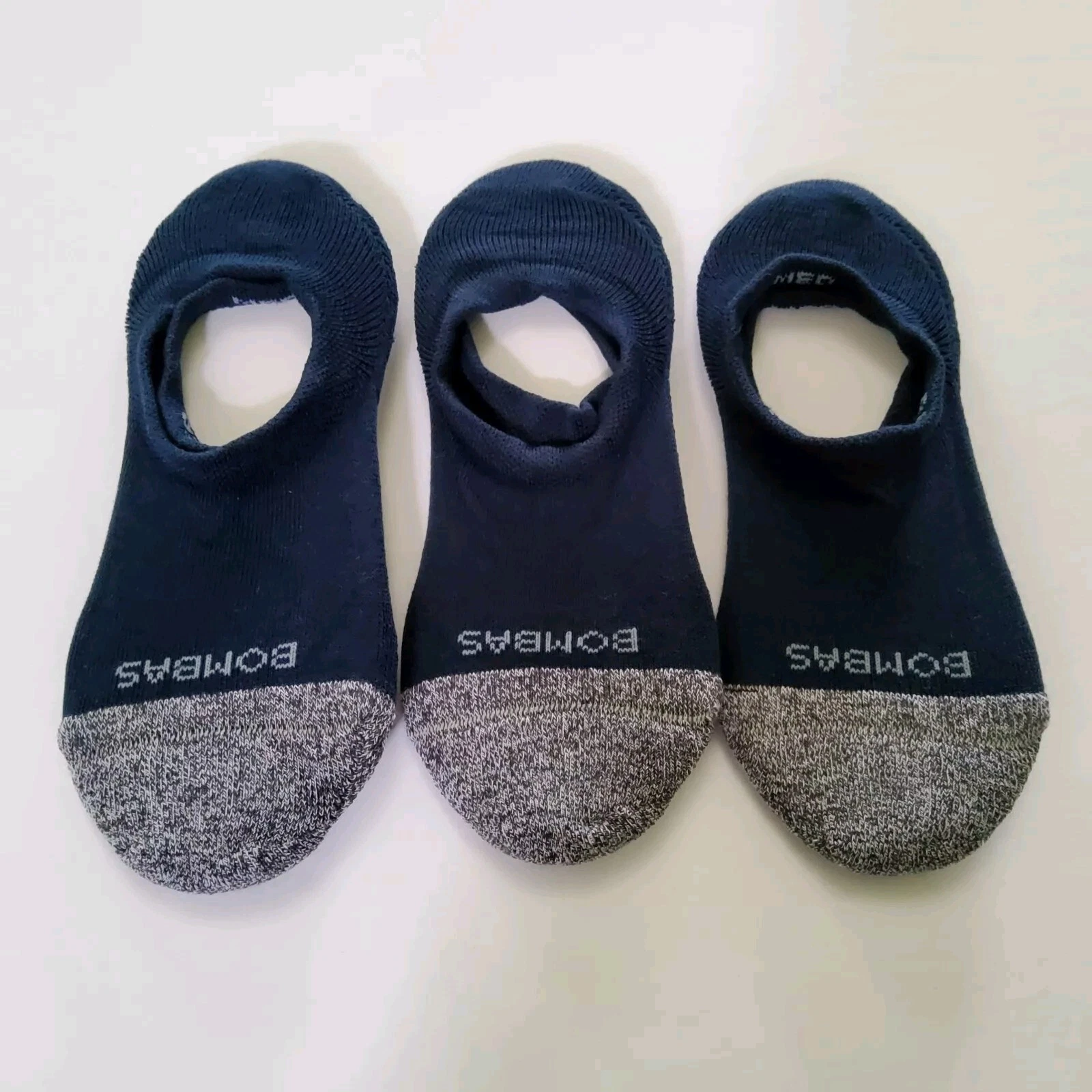 Bombas No Show Socks Lot Of 3 Pairs Size L