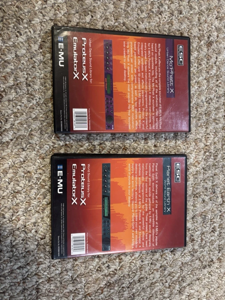 Emu E-my Planet Earth X And Mo’ Pratt X Sound Library Discs For Emulator X - Image 2 of 3