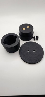 #ad 1955 1959 Chevy Apache Gas Tank Hole Cover Plug Filler Delete Black $34.99