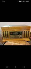 Detrola KM837 Turntable Record Player CD Player Cassette Radio